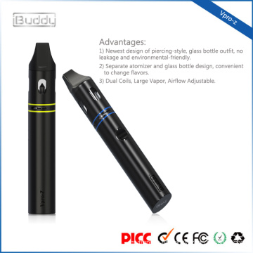 2018 nuevo cigarrillo electrónico gran vapor Ibuddy pluma vape negro